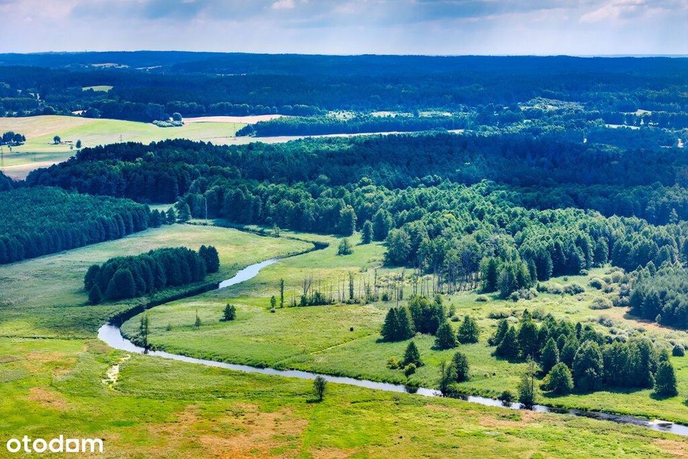 Rzeka Pasłęka - 250 m, Jezioro Gamerskie 1 km - Widok 4