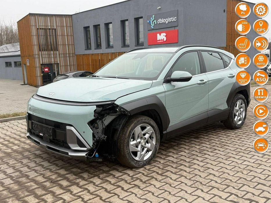 Hyundai Kona Executive*Led*Kamera*Nawigacja*GrzaneFotele*VirtualCocpit*Automat*FV23