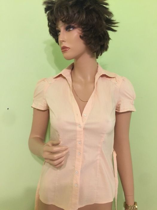River Island łososiowa koszula damska jak nowa modelow  S