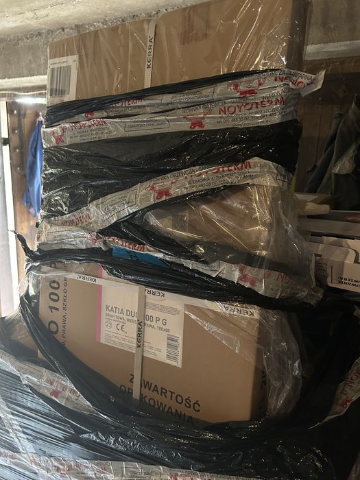 Kabina prysznicowa Katia 100x80 prawa z brodzikiem, prysznic