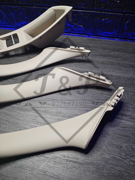 Conjunto Puxadores Interiores 7 Peças BMW F10 F11 F18 -Série 5 - NOVOS