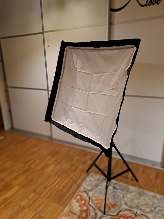 Zestaw 2 lamp Makro flash Cyfra 250 + 2 statywy + 2 softboxy