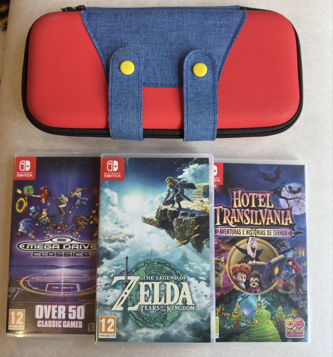 Nintendo Switch OLED completa + extras