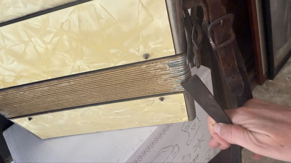 Acordeon/concertina hohner em madre perola