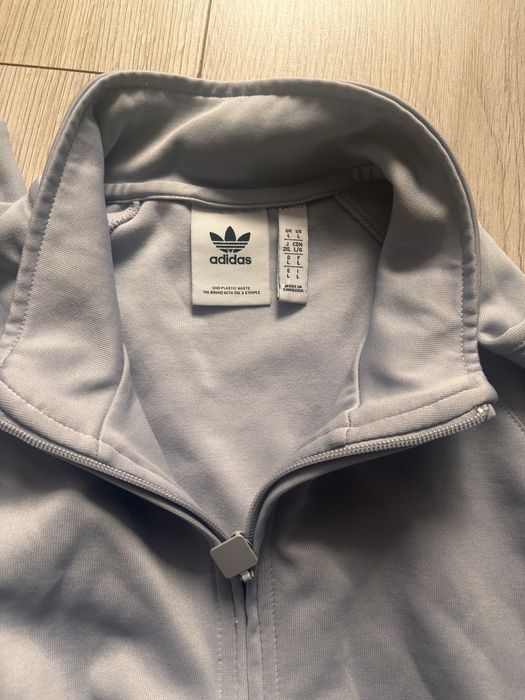 Bluza half zip niebieska