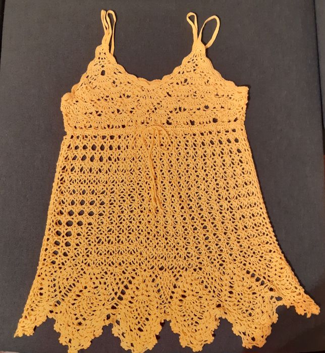 Ażurowa bluzeczka handmade na lato