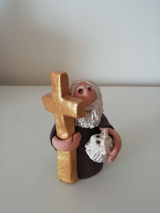 Figurado S. João em Barro - Artesanato da Alemanha
