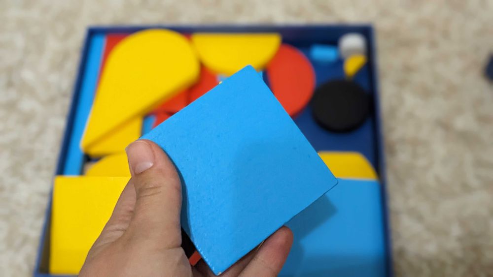 Ze Geo Vroom набір дерев'яних геометричних фігур, конструктор djeco