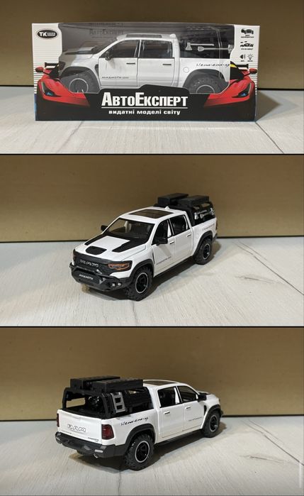 Нова машинка Dodge Ram 1500 іграшка металева модель авто в колекцію