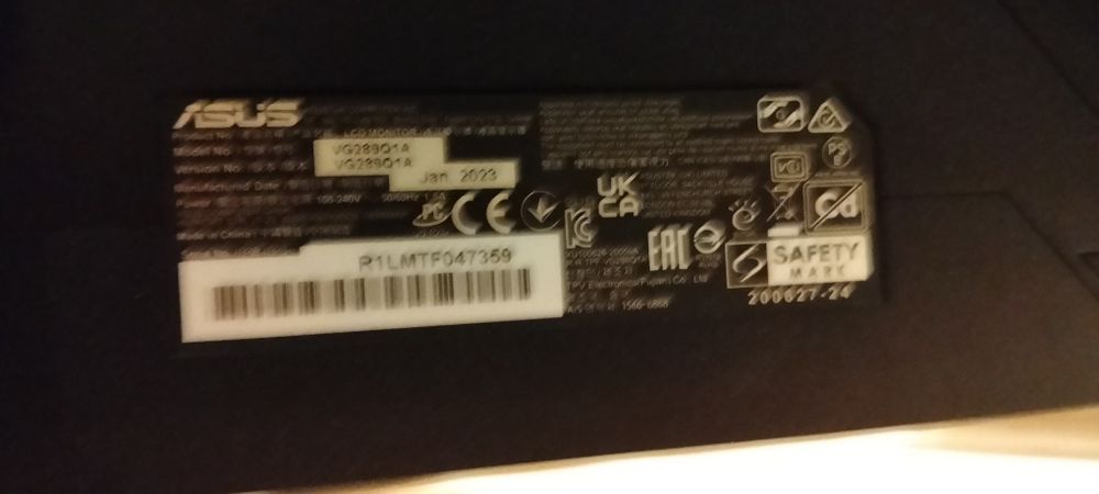 Monitor Asus tuf gaming