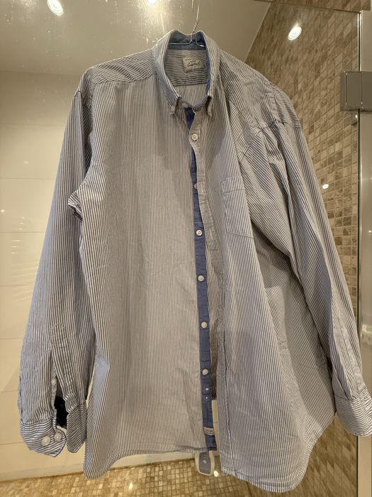 Essentials by Tchibo koszula w niebieski paski 45/46