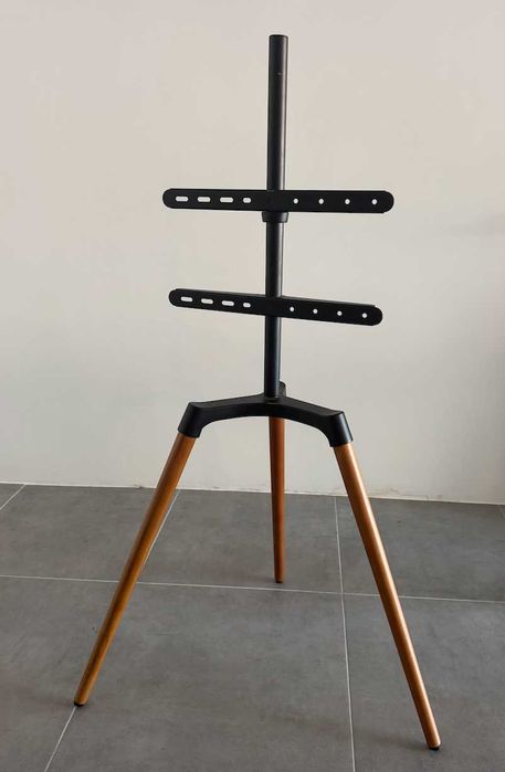 Black and Wood TV Stand for 30 to 65" Flat Screen TV (Suporte de TV)