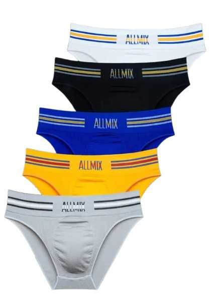 5-pack Modne slipy męskie pas 31cm M