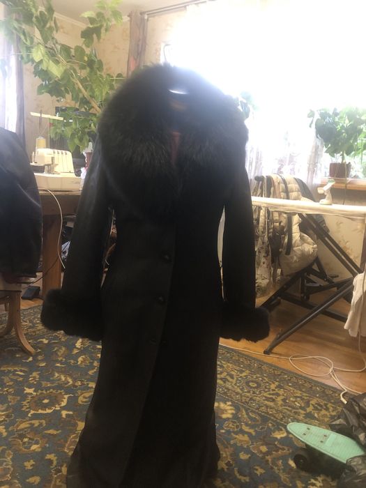 Кожаное пальто