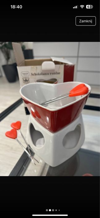 Zestaw do czekoladowego fondue