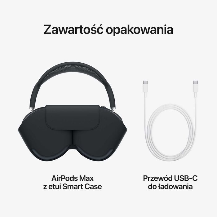 Słuchawki Apple AirPods Max ANC MWW53ZM/A Księżycowa poświata