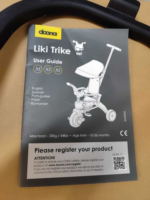 Carrinho / triciclo passeio Donna Liki Triki S1