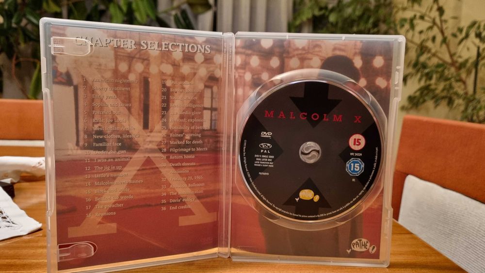 Vendo DVD Filme MALCOLM X, com Denzel Washington - Edição Britânica !