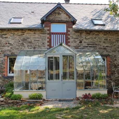 Francuska szklarnia w stylu RETRO LAMS Aluminium szkło hartowane