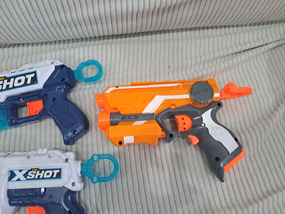 Pistolas da nerf e outras marcas