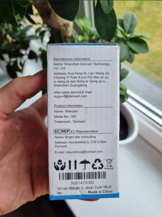Kamerka internetowa Dericam HD USB Webcam 1080P