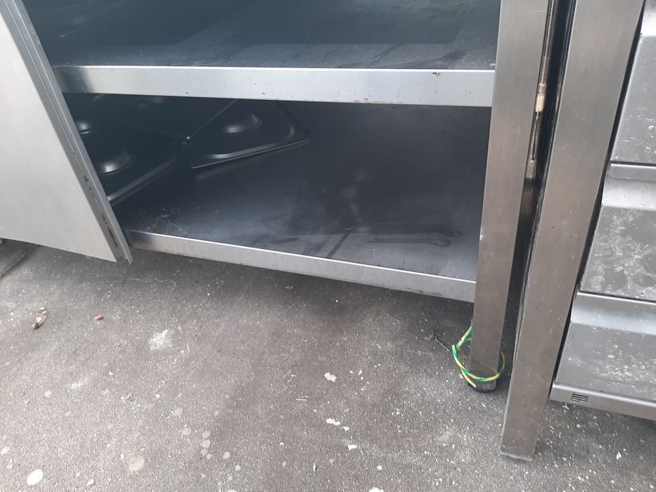 Bancada de inox fechada