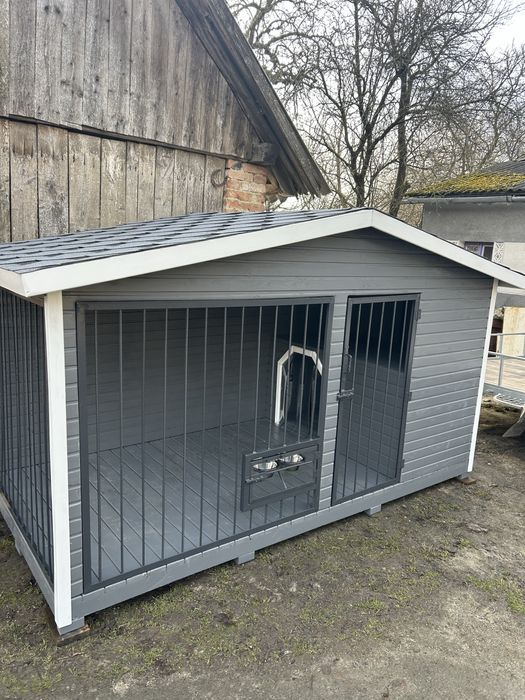 Вольєр для собаки величезний волєр волʼєр буда собаці собакам