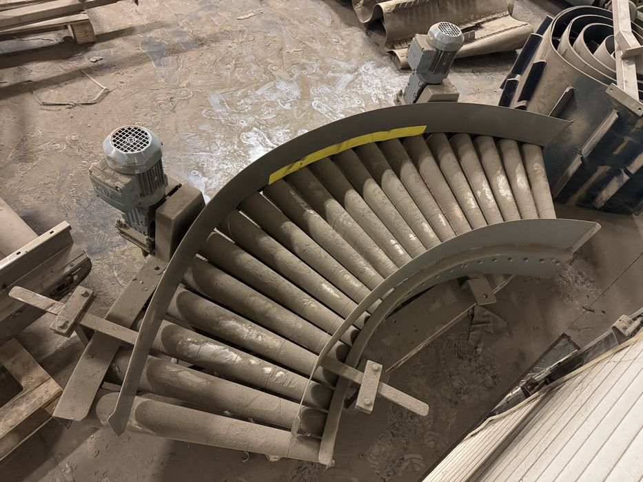 Taśmociąg podajnik rolkowy kątowy 90 stopni