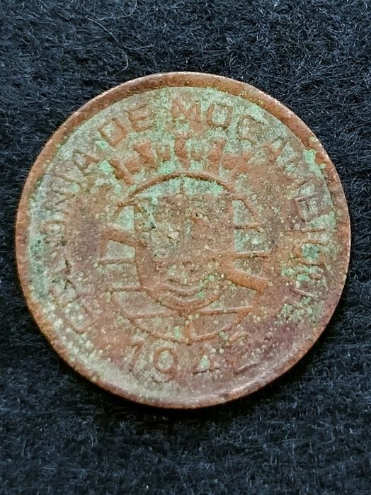 10 Centavos 1942 - Colónia de Moçambique (Autêntica)