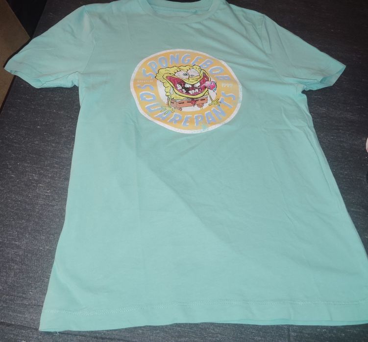 T-shirt Oficial do SpongeBob Para Jovens Usada