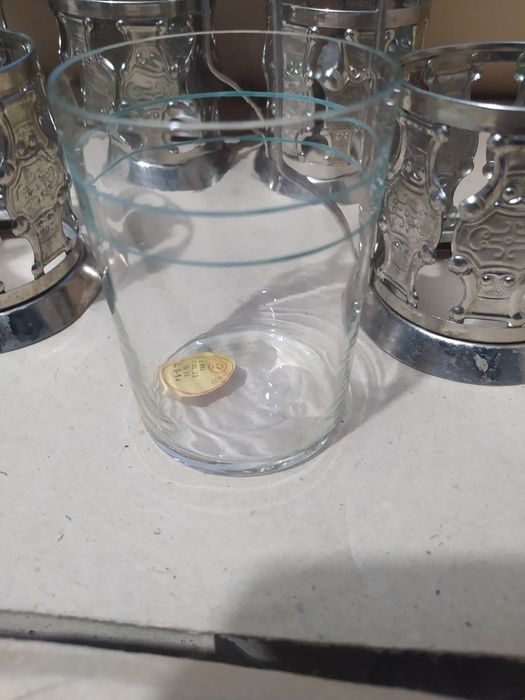 Склянки Тонкостенные чайные стаканы для подстаканника