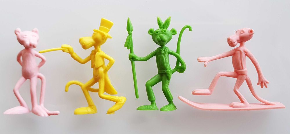 Antiga Coleção Completa ~ ”PINK PANTHER” ~ 12 Monocromáticos ~ Anos 80