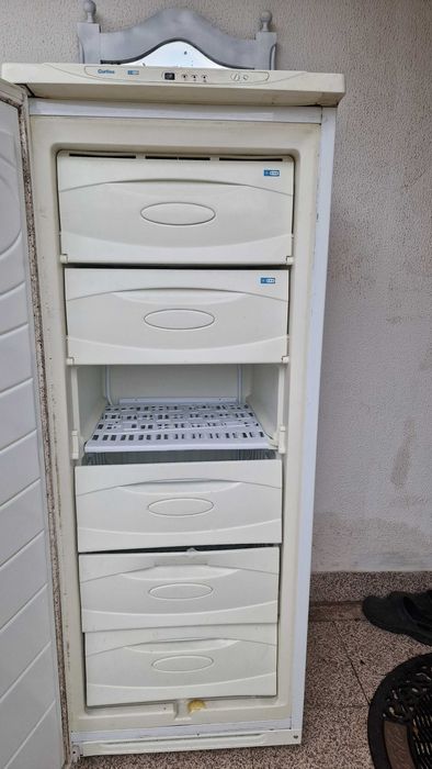 Congelador em funcionamento