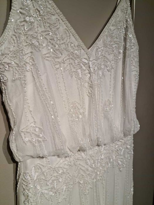 Suknia ślubna Lace Beads perełki kryształki