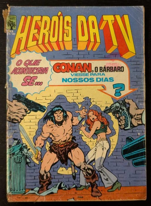BD "Capitão América" e "Heróis da tv" (Vintage)