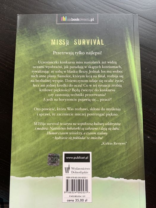 Książka. Missja survival. Libba Bray