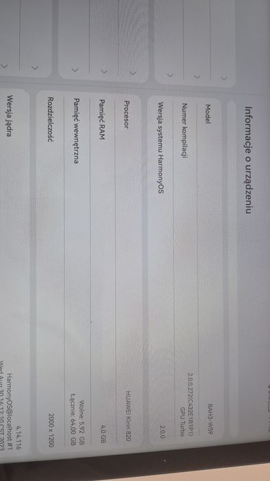 Tablet HUAWEI MatePad 10.4 WiFi 4GB/64GB Szary Midnight Gray