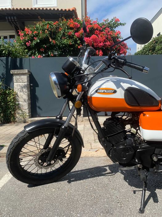Hanway Cafe Racer 125 Raw - Mota em óptimo estado