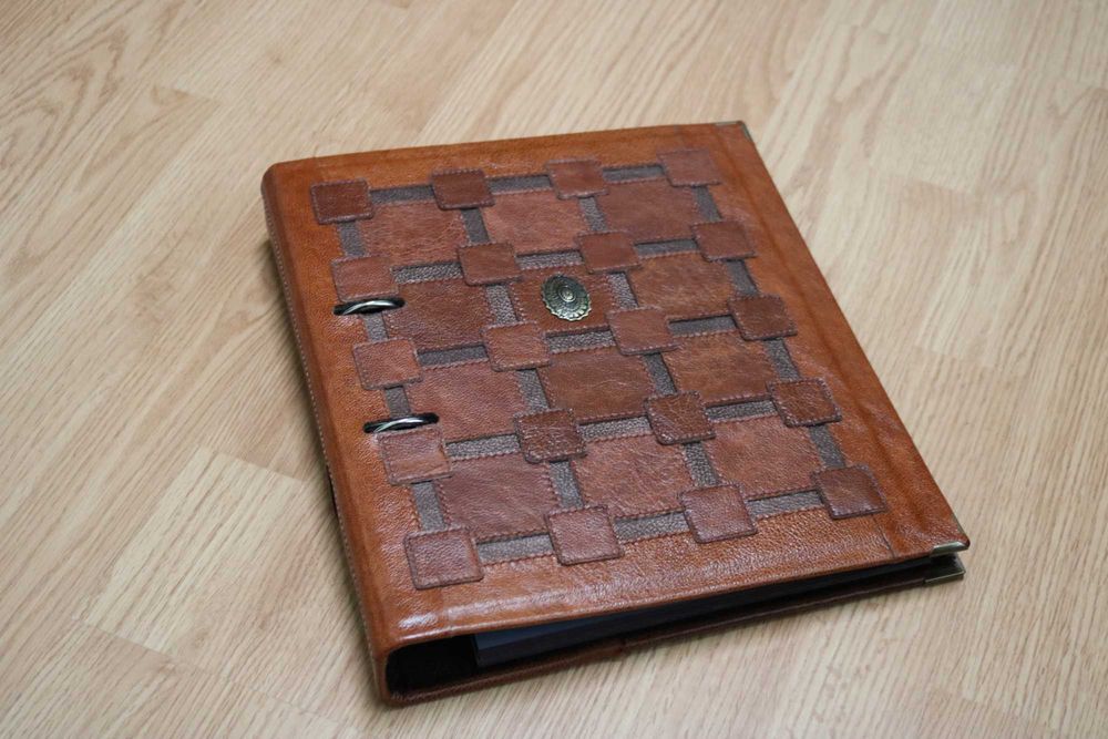 Фотоальбом, натуральная кожа