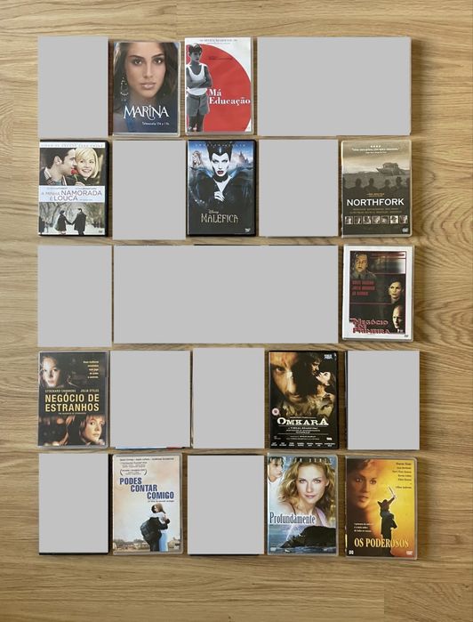 Vários filmes em DVD