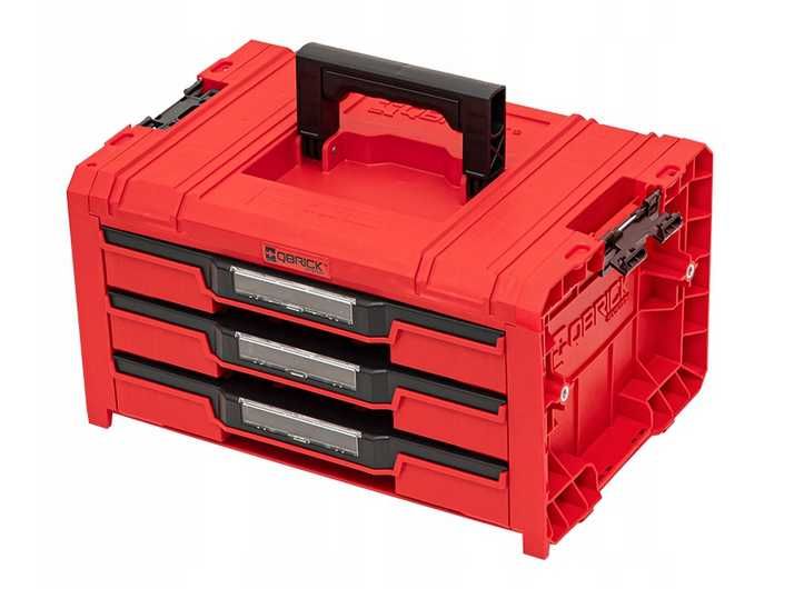 NOWA skrzynka QBRICK PRO Drawer 3 Toolbox RED ULTRA HD 2.0 Coustom
