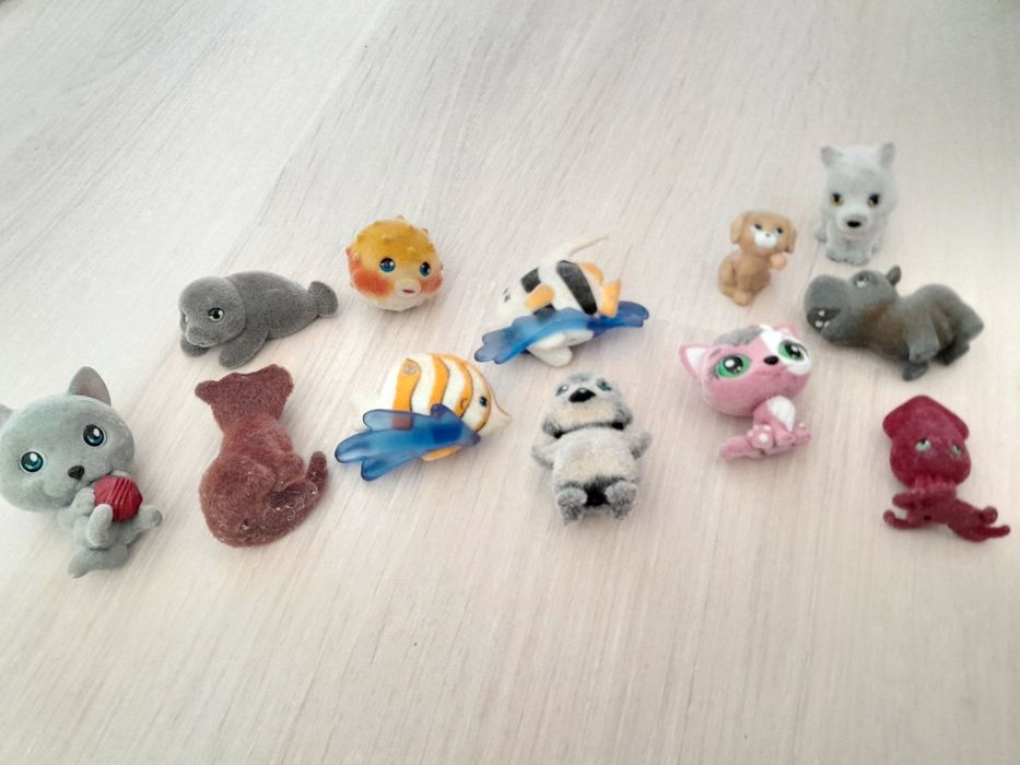 Mini animais peludos coleção antiga