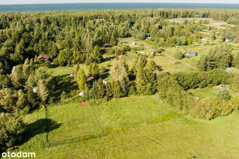 Działka NAD MORZEM – 300 m do plaży! Cisza, natura, prywatność - Widok 2