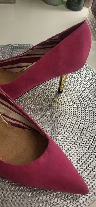 Sapatos Salto Alto Médio - Rosa 36