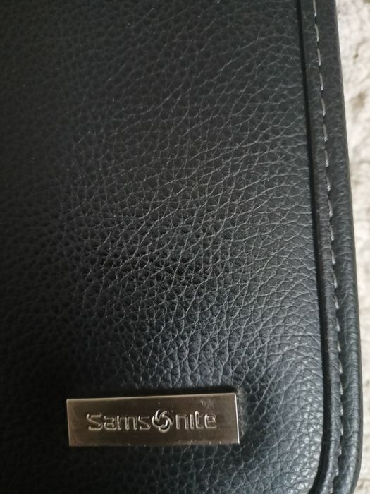 REZERWACJA Skórzana teczka na dokumenty Samsonite