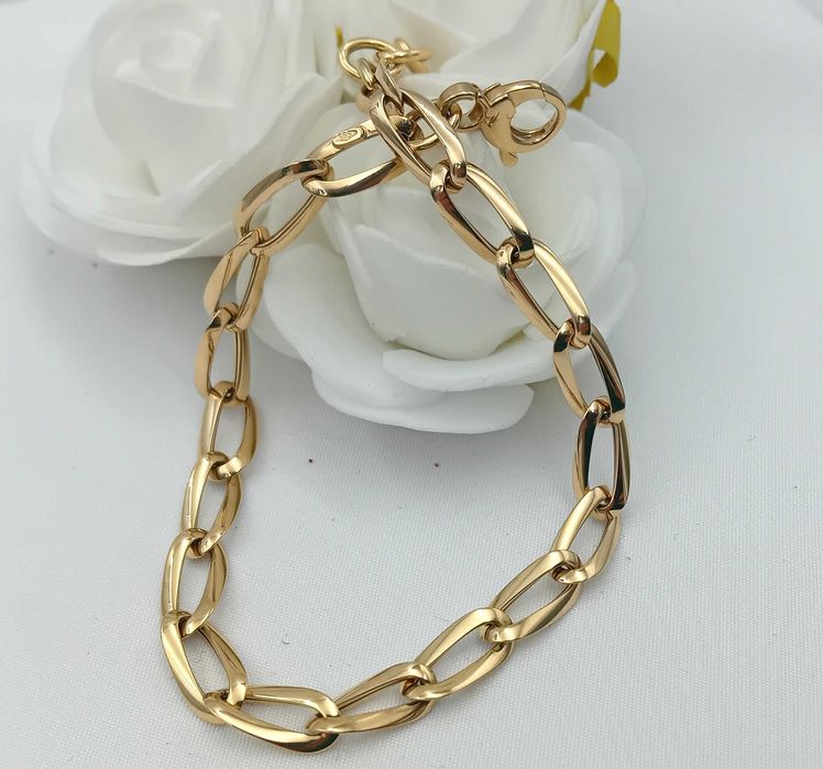 Złota bransoletka 20 cm próba 585 Okazała ! NOWA! / Fajne Okazje