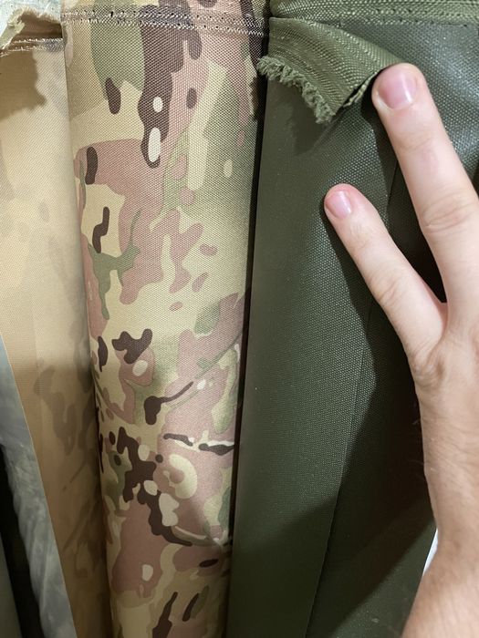 Ткань Оксфорд 600д пвх пу мультикам пиксель койот олива