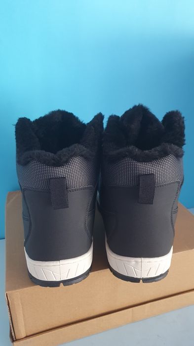 Buty nowe ocieplane zimowe czarne rozmiar 42 / wkładka 27 cm