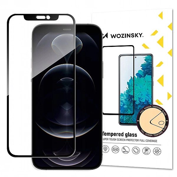 Szkło hartowane Full Glue do iPhone 16e / 14 / 13 Pro / iPhone 13