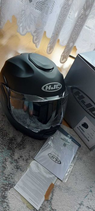 Kask motocyklowy szczękowy hjc100